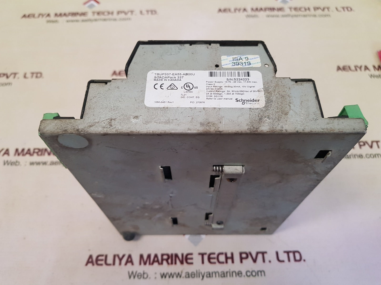 Schneider Electric Scadapack 337 Remote Telemetry Unit Tbup337-ea55-ab00U