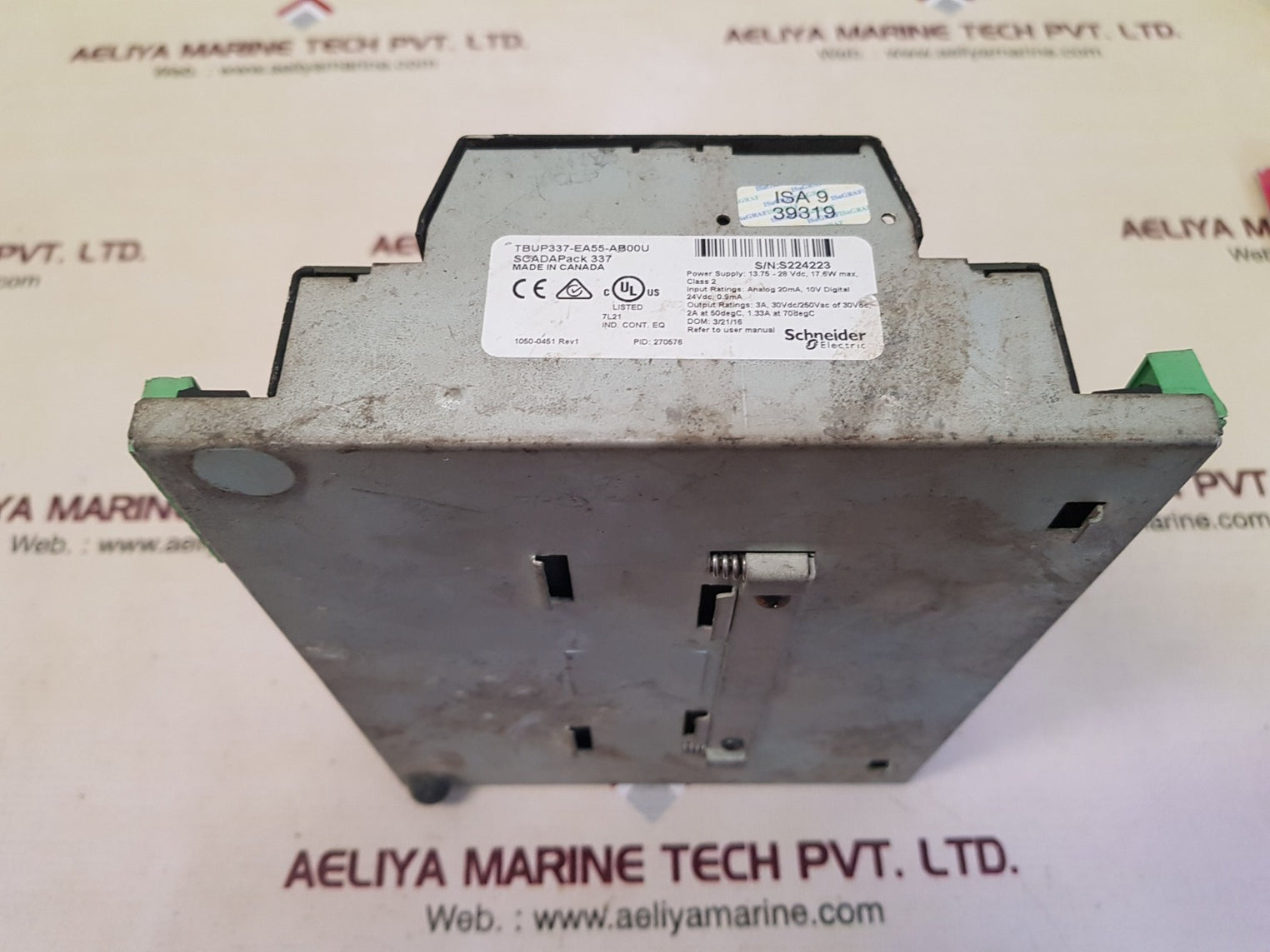 Schneider Electric Scadapack 337 Remote Telemetry Unit Tbup337-ea55-ab00U