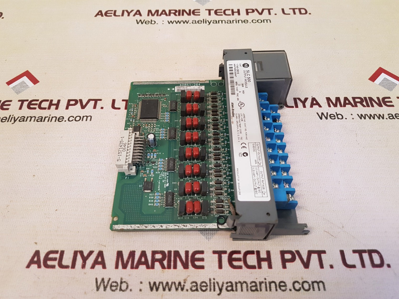 Allen-bradley 1746-ob16 Ser.D Rev.A Slc 500 Output Module