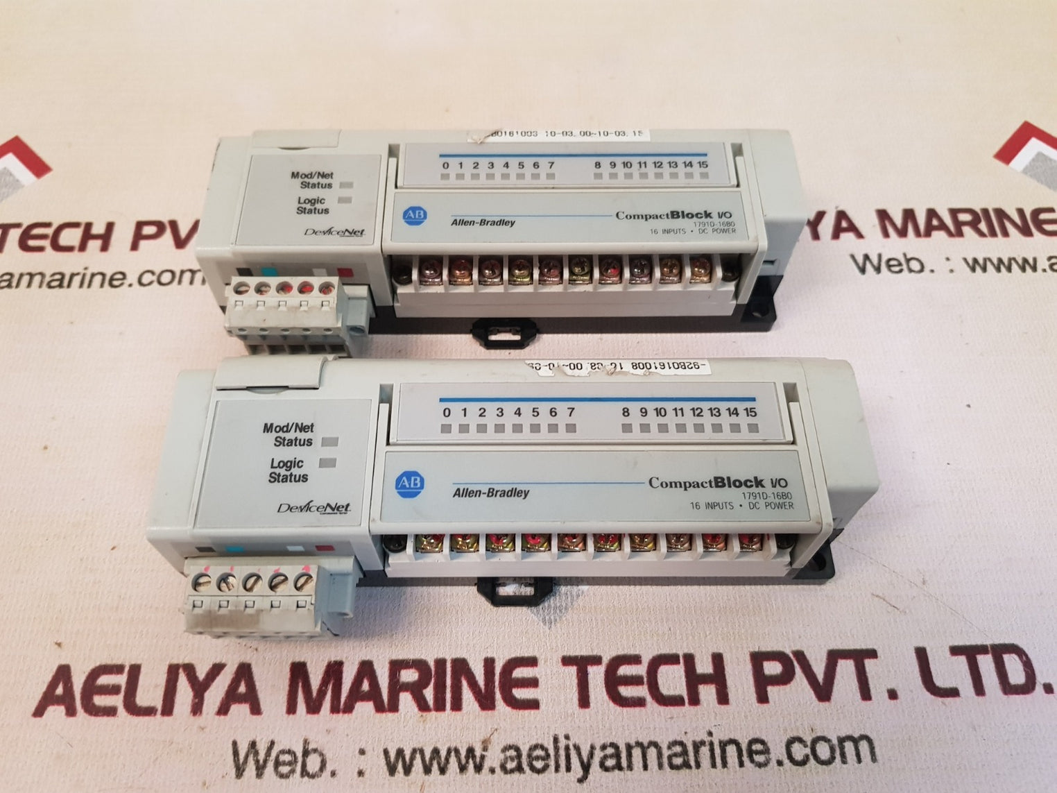 Allen-bradley 1791D-16B0 Ser D Compact Block I/O Devicenet 16 Inputs