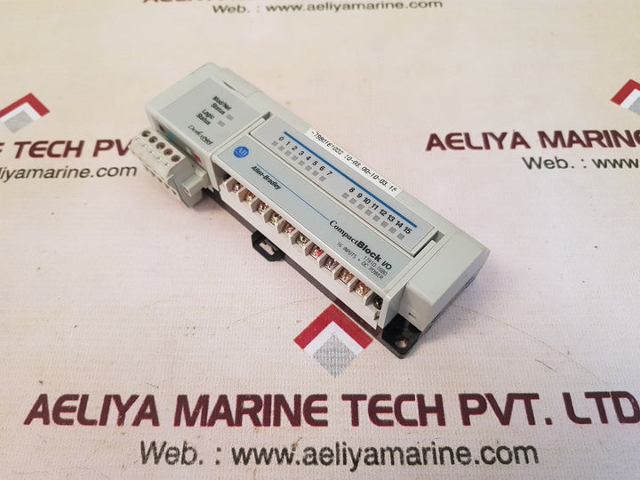Allen-bradley 1791D-16B0 Ser D Compact Block I/O Devicenet 16 Inputs