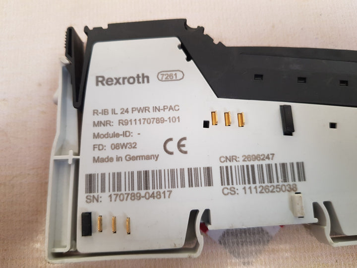 Rexroth R911170789-101 Inline Power Module Fd: 08W32