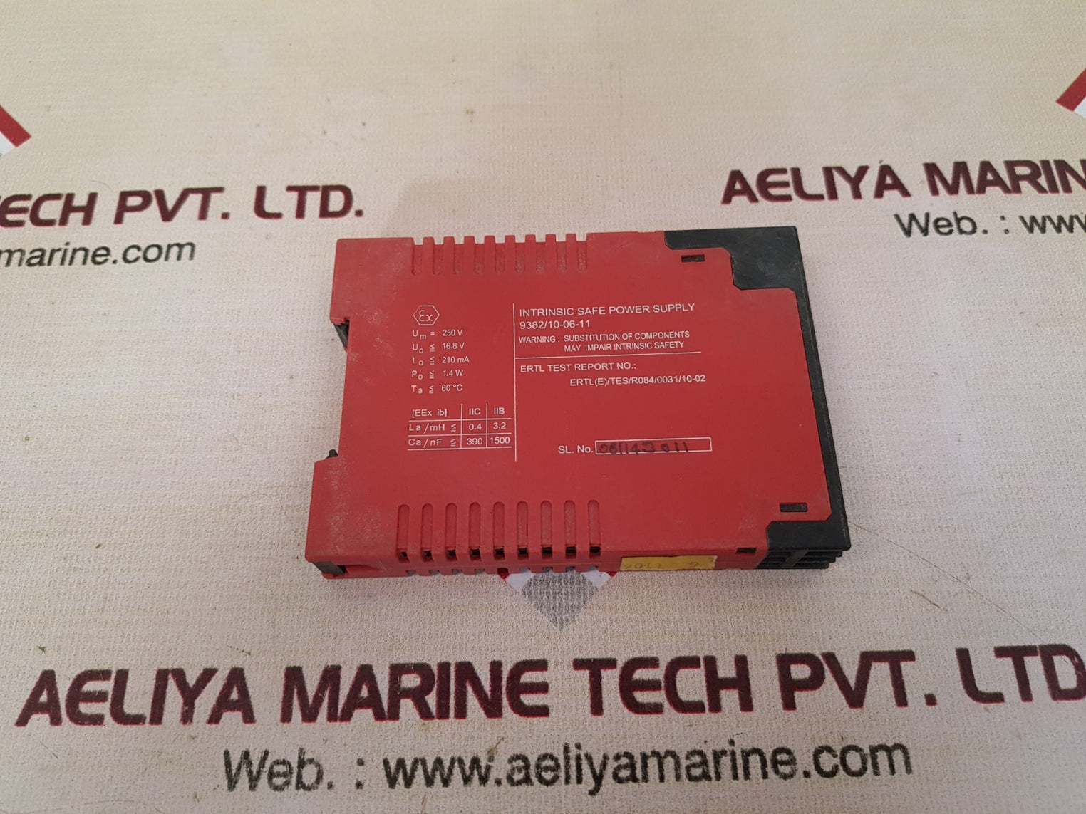 Stahl 9382/10-06-11 Intrinsic Safe Power Supply 24Vdc