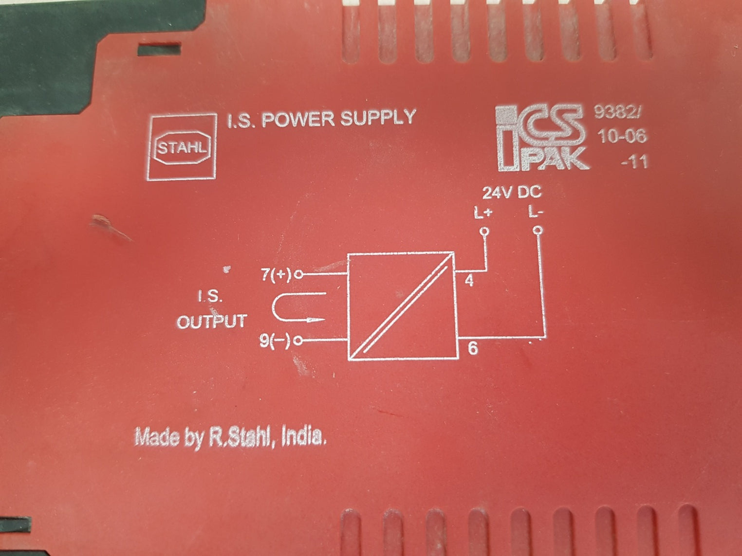 Stahl 9382/10-06-11 Intrinsic Safe Power Supply 24Vdc