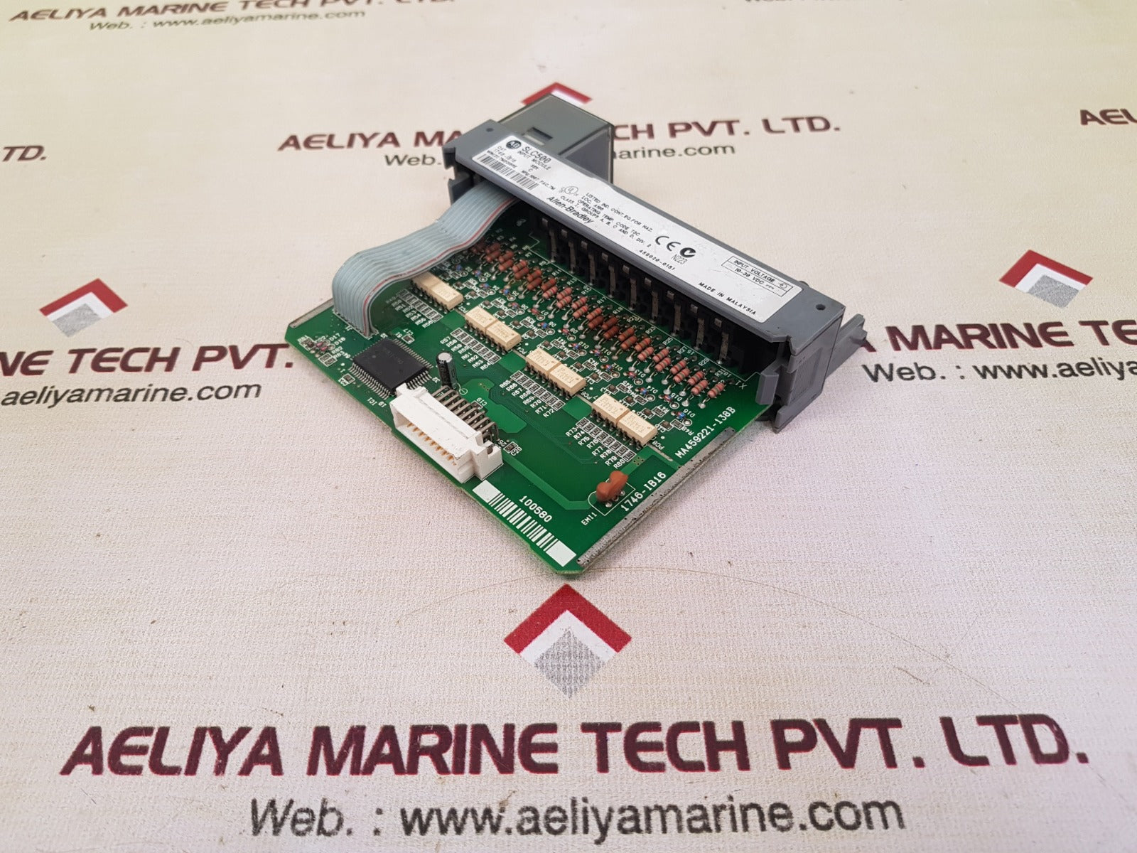 Allen Bradley 1746-ib16 Ser. C Slc500 Analog Input Module 10-30Vdc