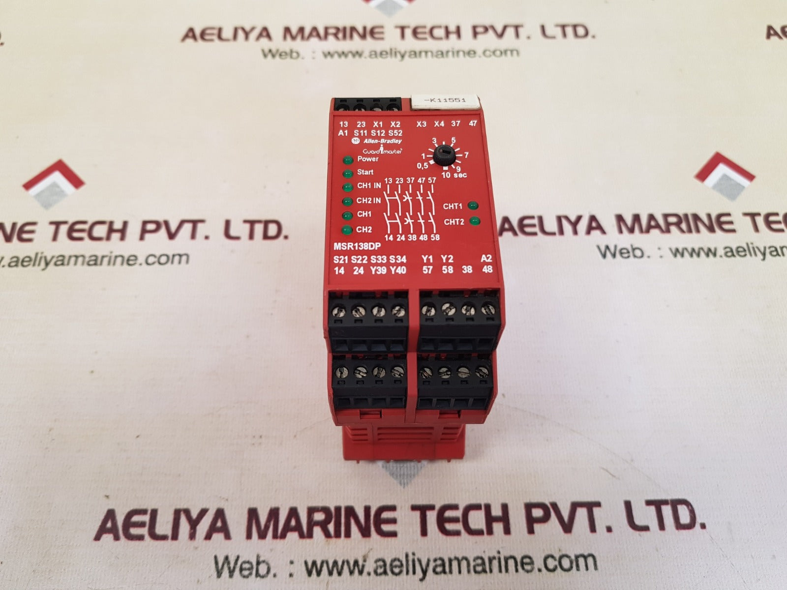Allen-bradley msr138dp guard master safety relay 440r-m23147