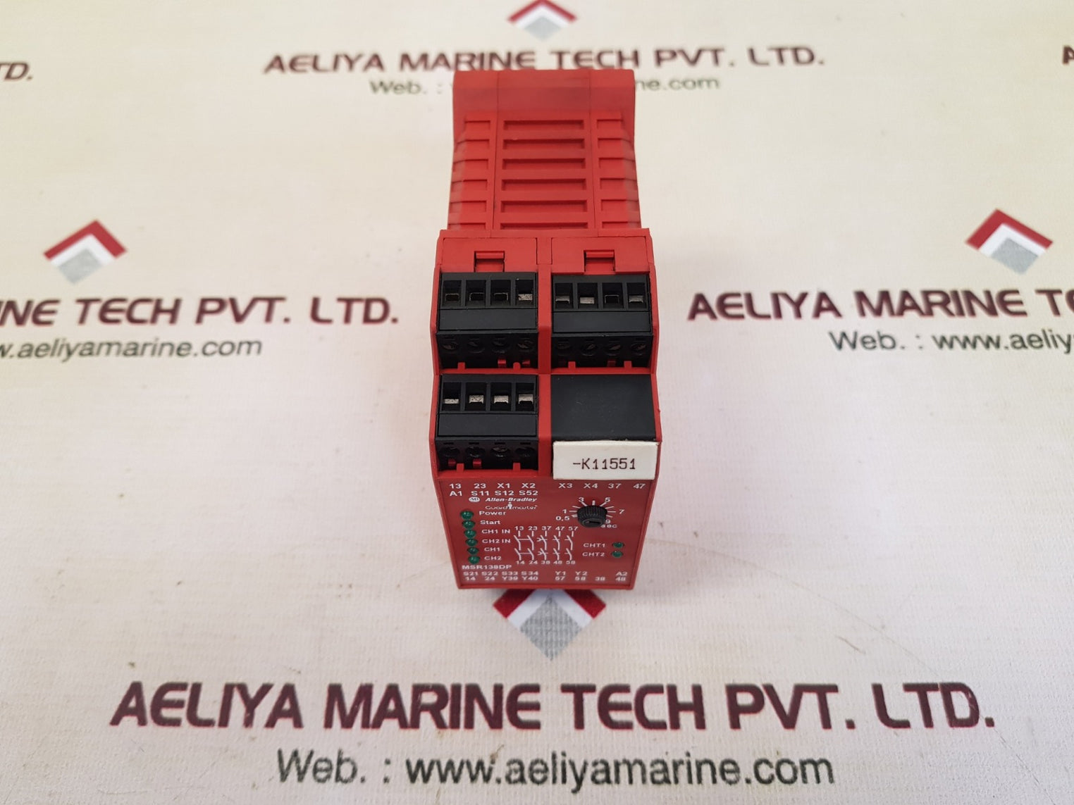 Allen-bradley msr138dp guard master safety relay 440r-m23147