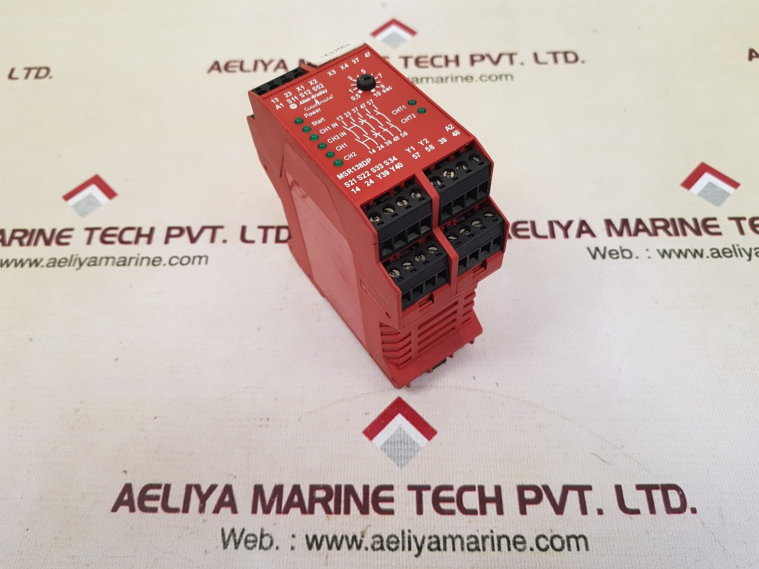 Allen-bradley msr138dp guard master safety relay 440r-m23147