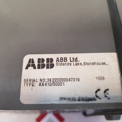 Abb Ax400 Ax410/50001 Analyzer 100-240V Ac, 50/60Hz, 10W