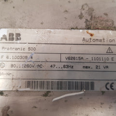 Abb protronic 500 f 6.100309 4 controllers