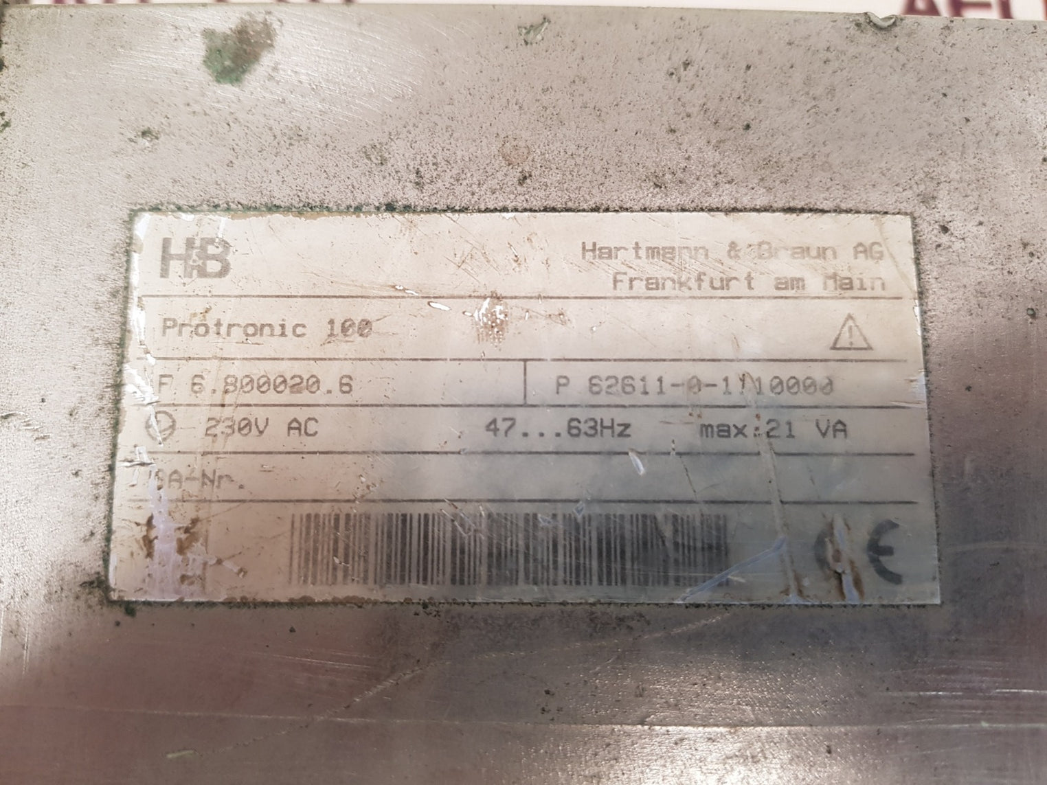 Abb Protronic 100 Process Controller P 62611-0-1110000