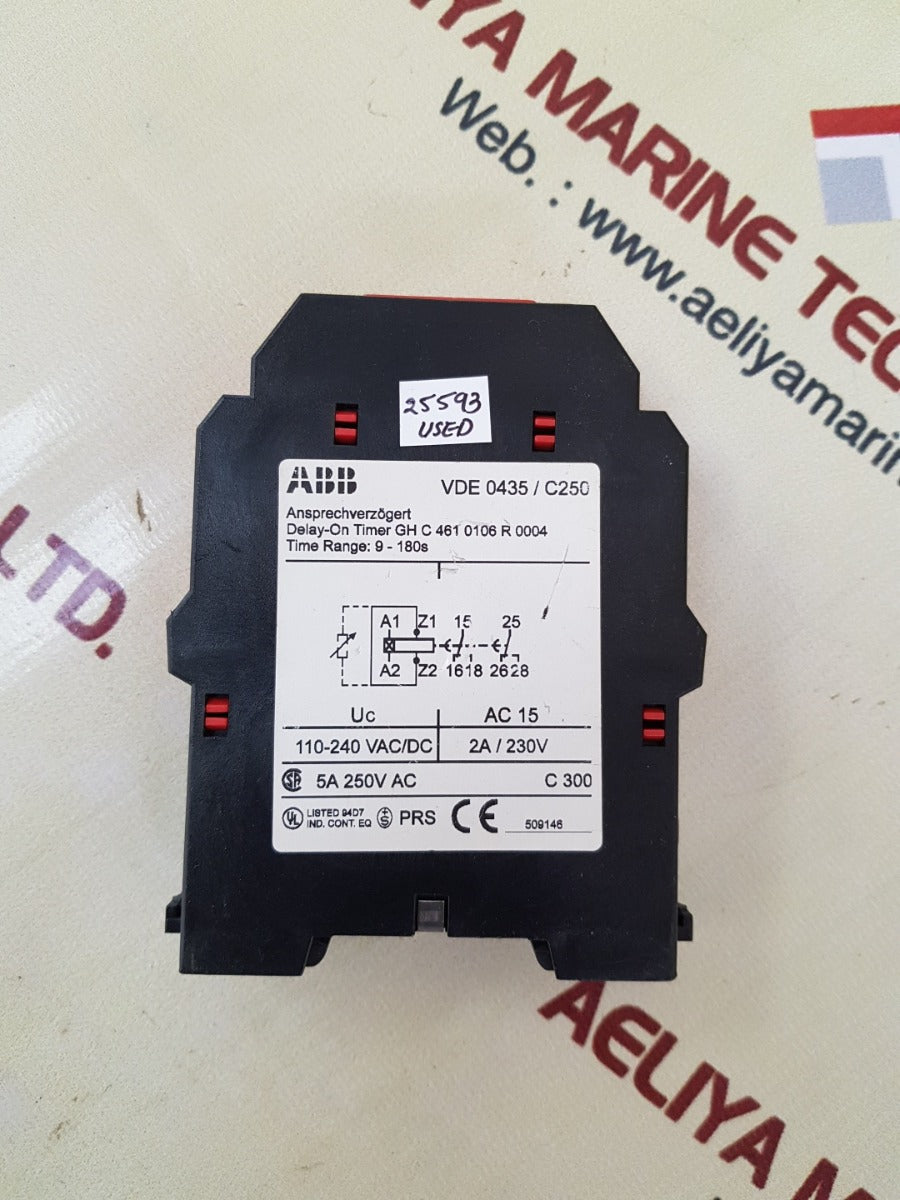 Abb c461 delay-on timer ghc461 0106 r 0004
