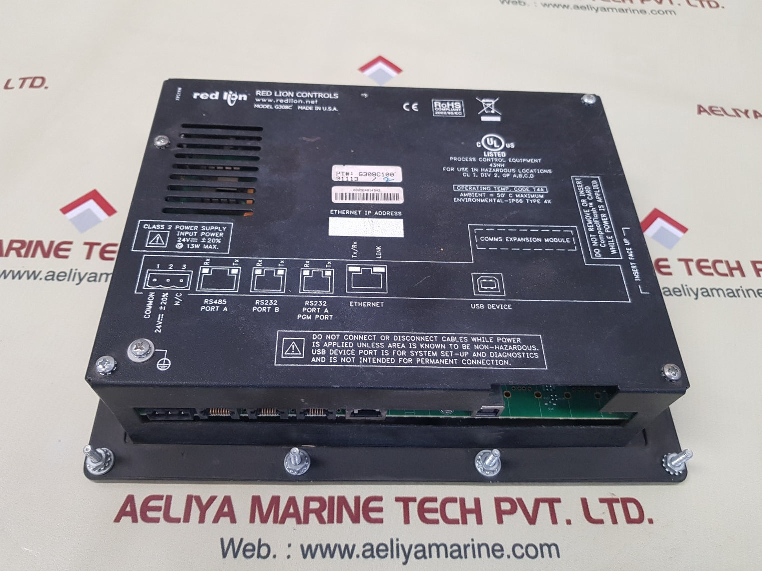 Red lion controls g308c100 touch screen operator panel