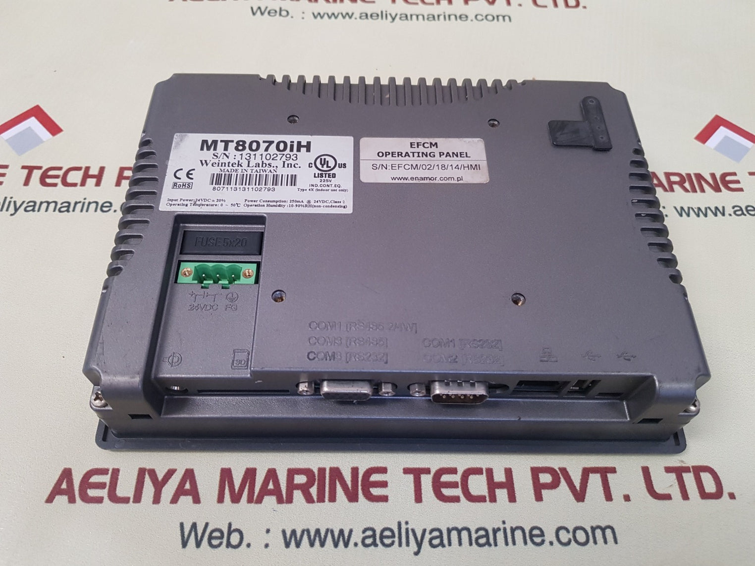 Weintek mt8070ih operating touch screen panel display