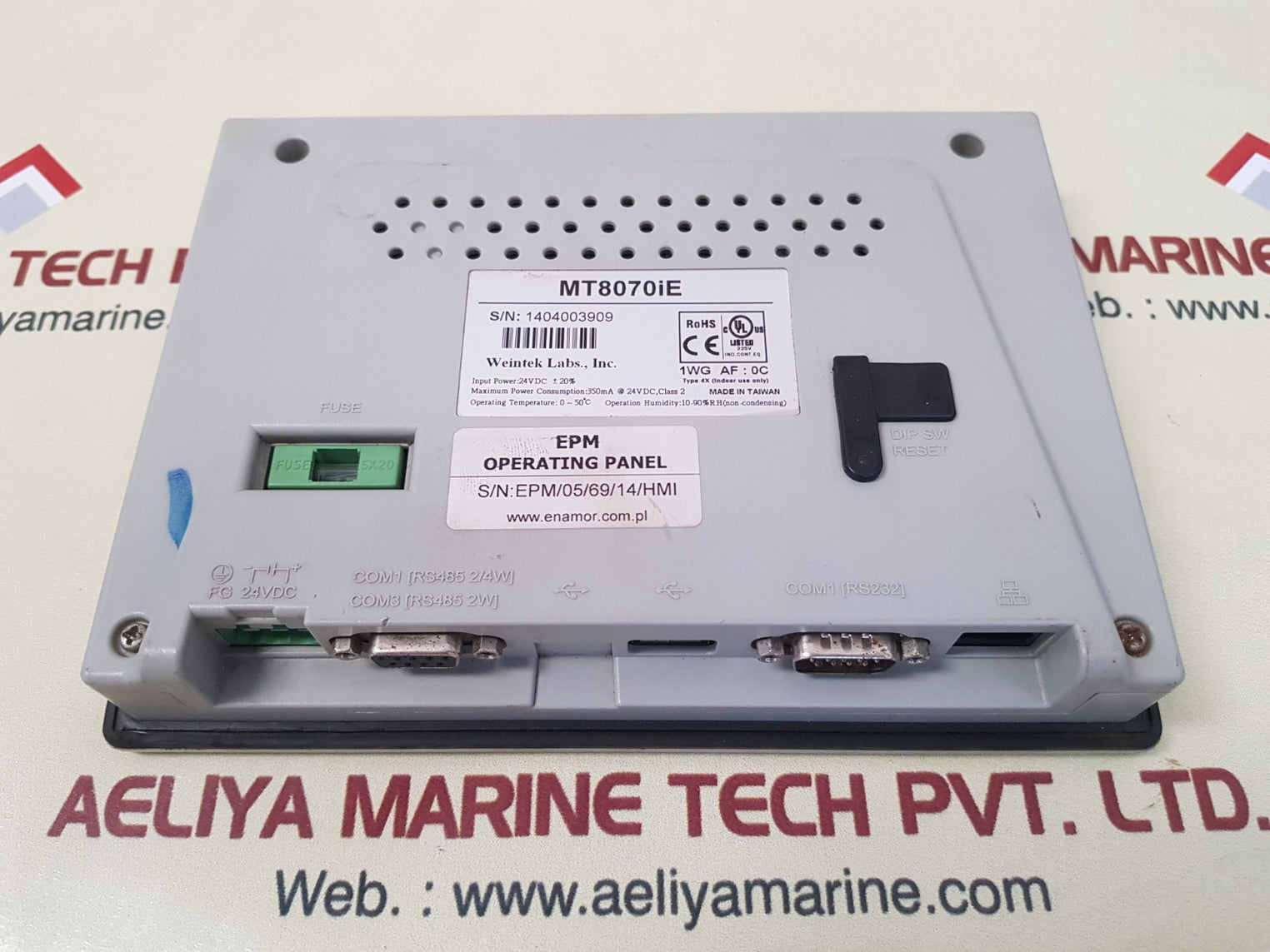 Weintek Mt8070Ie Operating Touch Screen Panel Temp 0-50°C