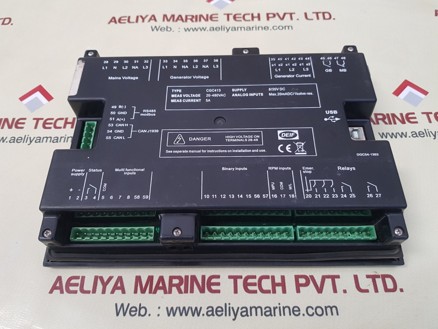 Deif cgc 400 compact genset controller cgc413