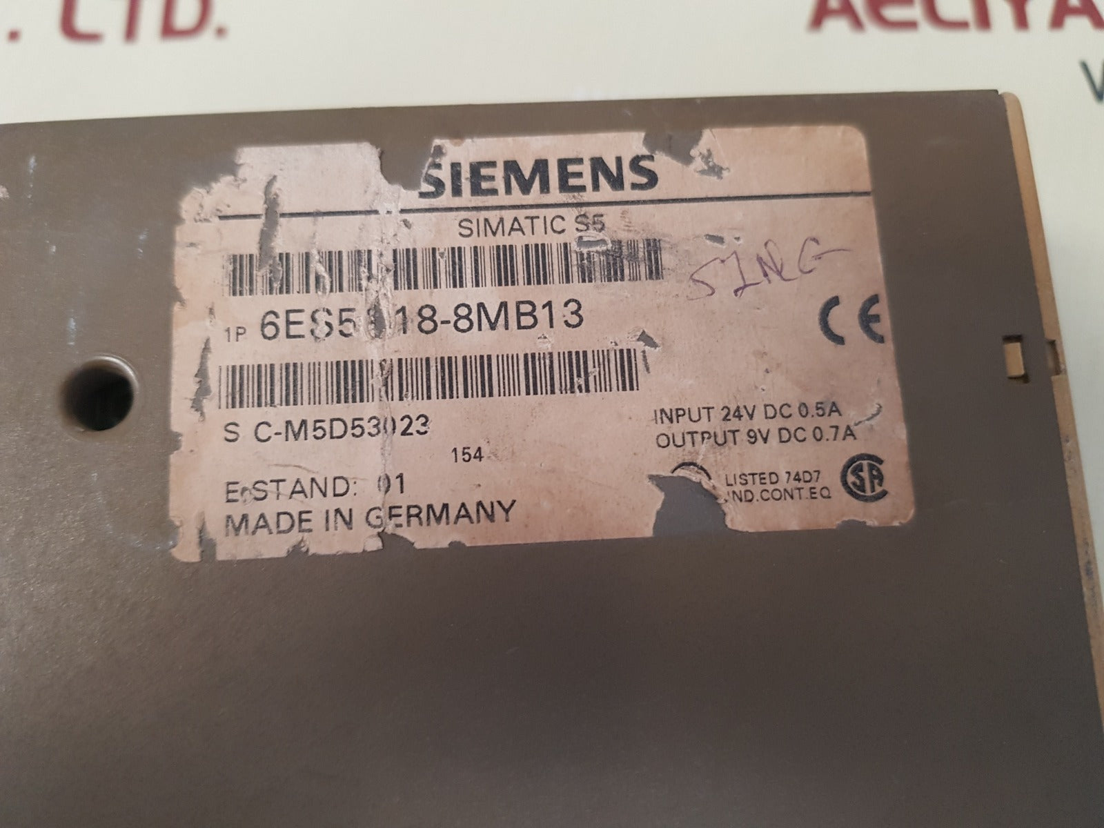Siemens Simatic S5 Et200U 6Es5 318-8Mb13 Interface Communication Module