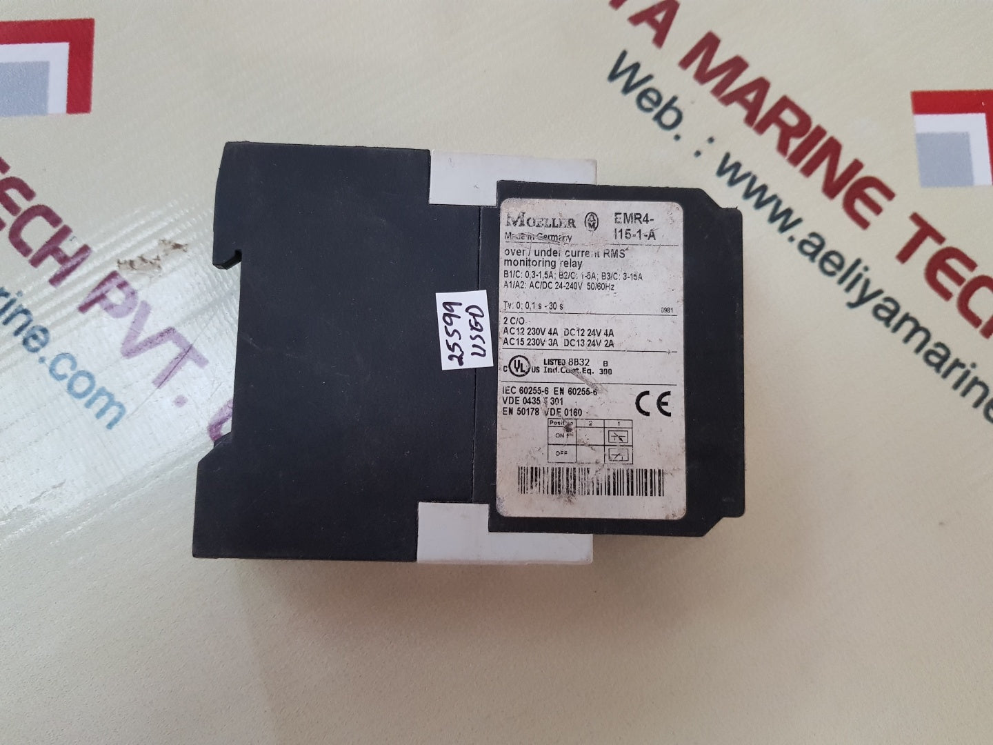 Moeller emr4-i15-1-a current monitoring relay – Aeliya Marine Tech