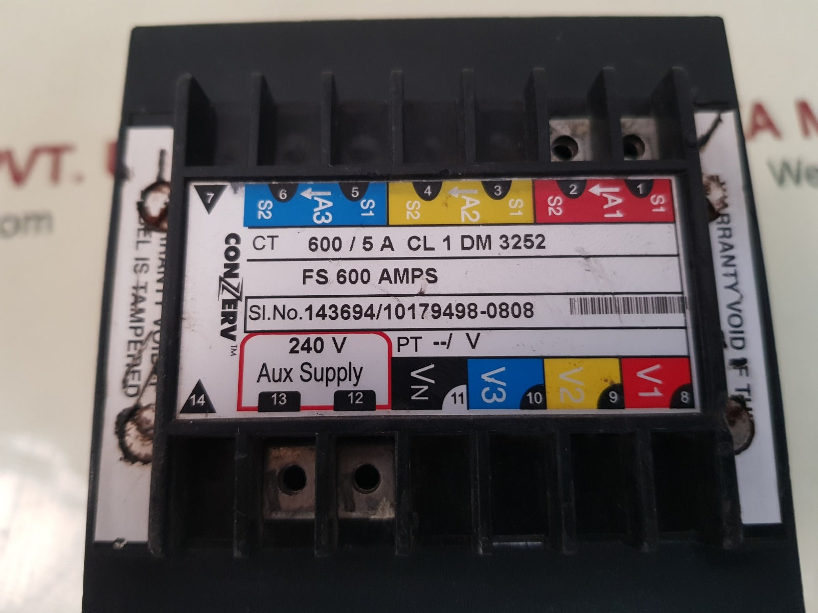 Conzerv Dm 3252 Digital Panel Meter 600/5A