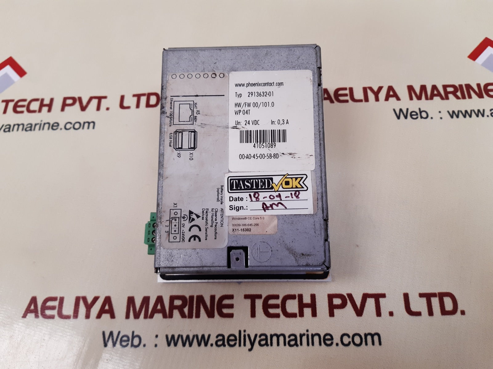 Phoenix Contact Wp 04T Touch Panel 2913632-01