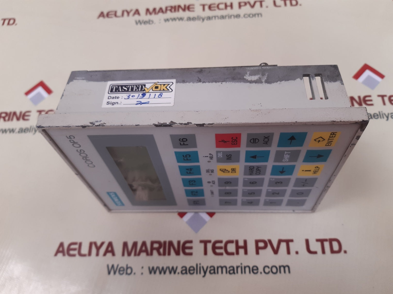 Siemens Coros Op5 6Av3505-1Fb12 Operator Panel Op 5-a2