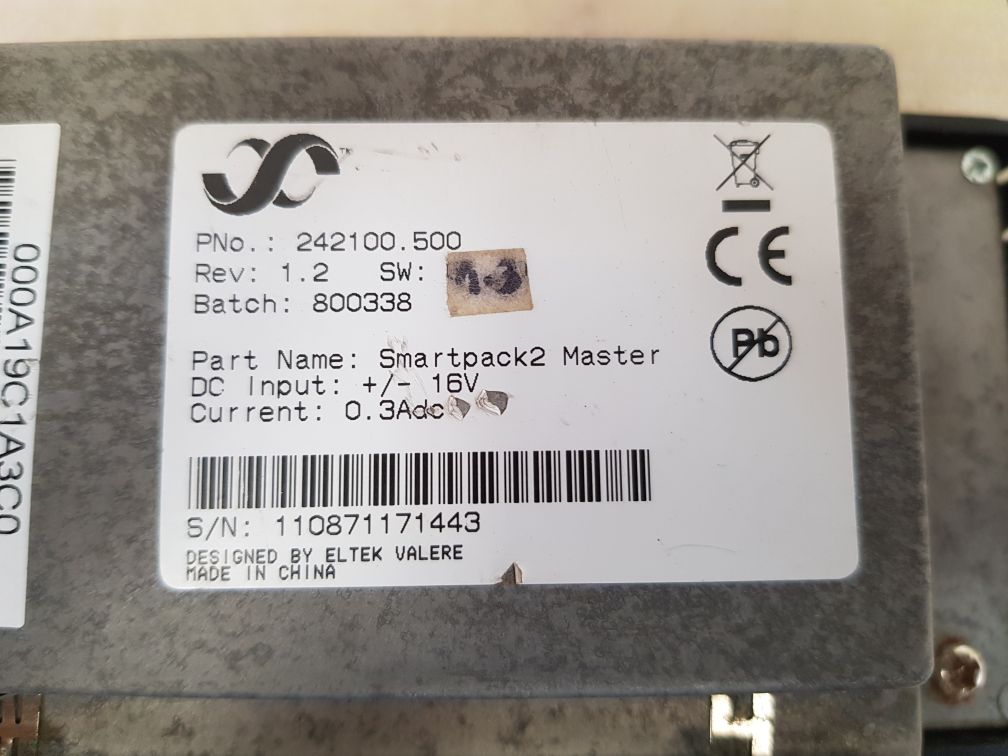 Eltek 242100.500 smartpack2 master
