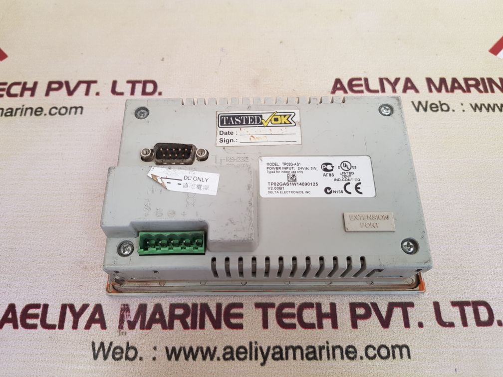 Delta electronics tp02g-as1 operator interface lcd display