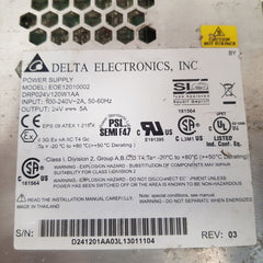 Delta electronics eoe12010002 power supply 24v-5a