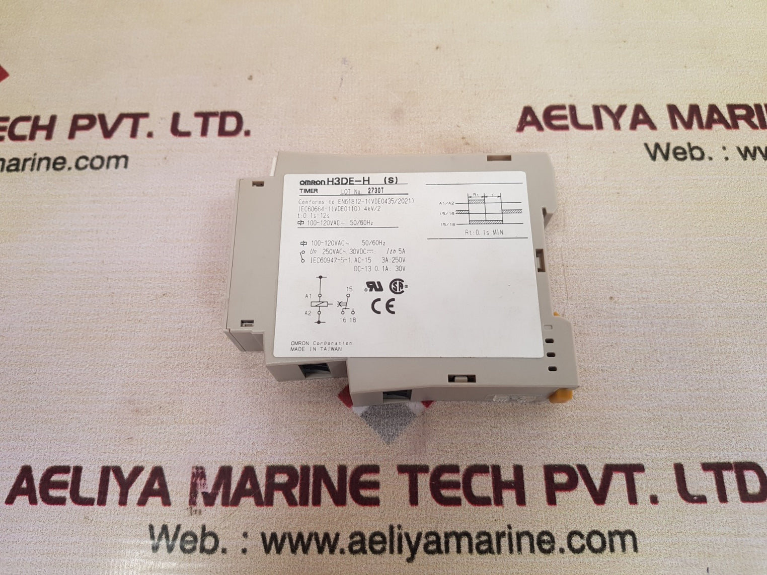 Omron h3de-h(s) timer 0.1s-12s
