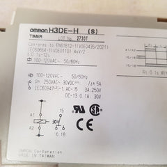 Omron h3de-h(s) timer 0.1s-12s