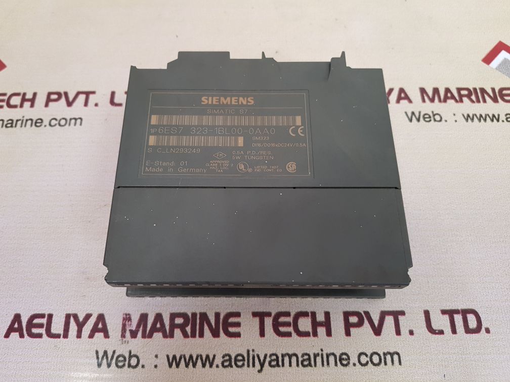 Siemens 6es7 323-1bl00-0aa0 digital i/o module di16/do16xdc 24v/0.5a