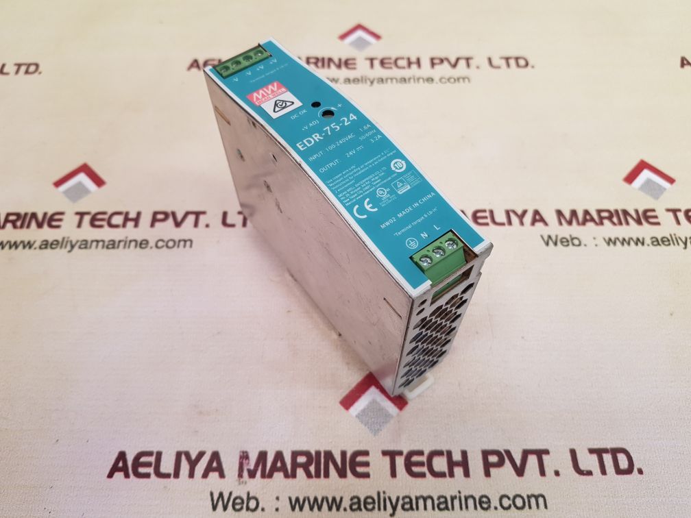 Mean well edr-75-24 rail switching power supply
