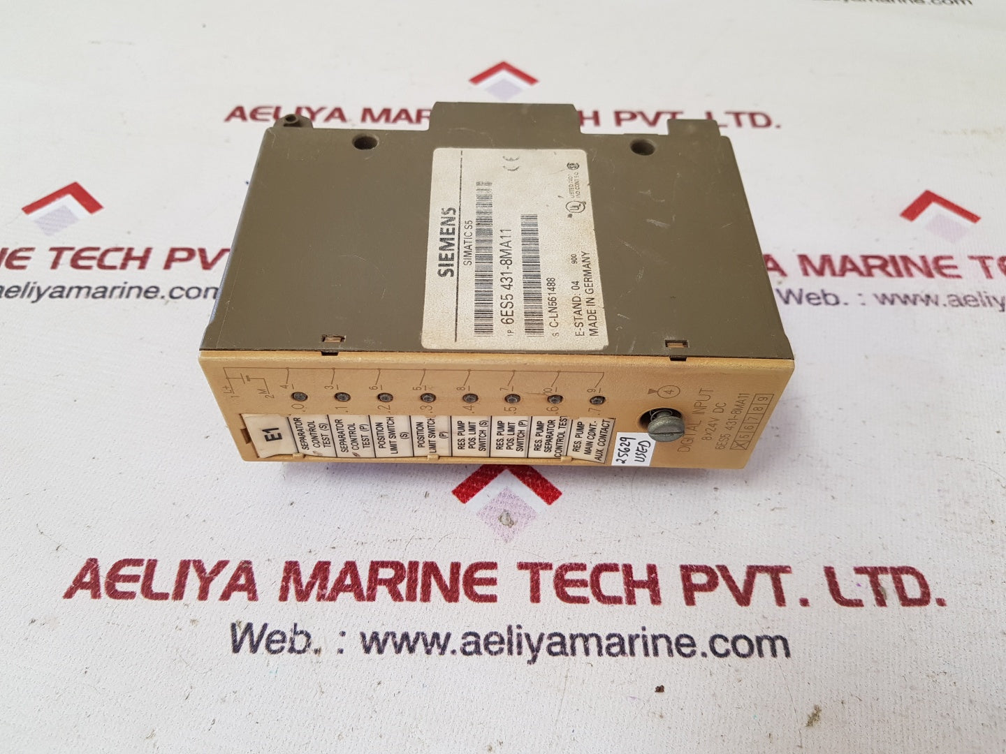 Siemens simatic s5 6es5 431-8ma11 digital input module