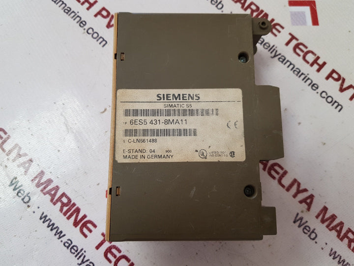 Siemens simatic s5 6es5 431-8ma11 digital input module