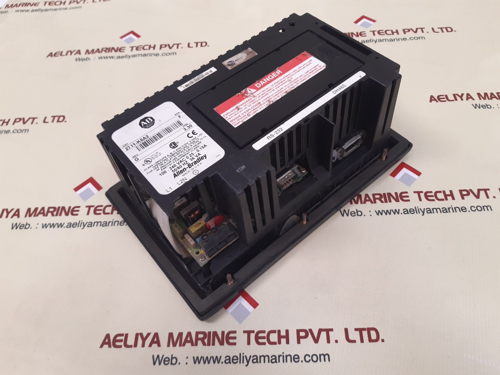 Allen-bradley 2711-k5a3 ser f panelview rev.g frn 3.30