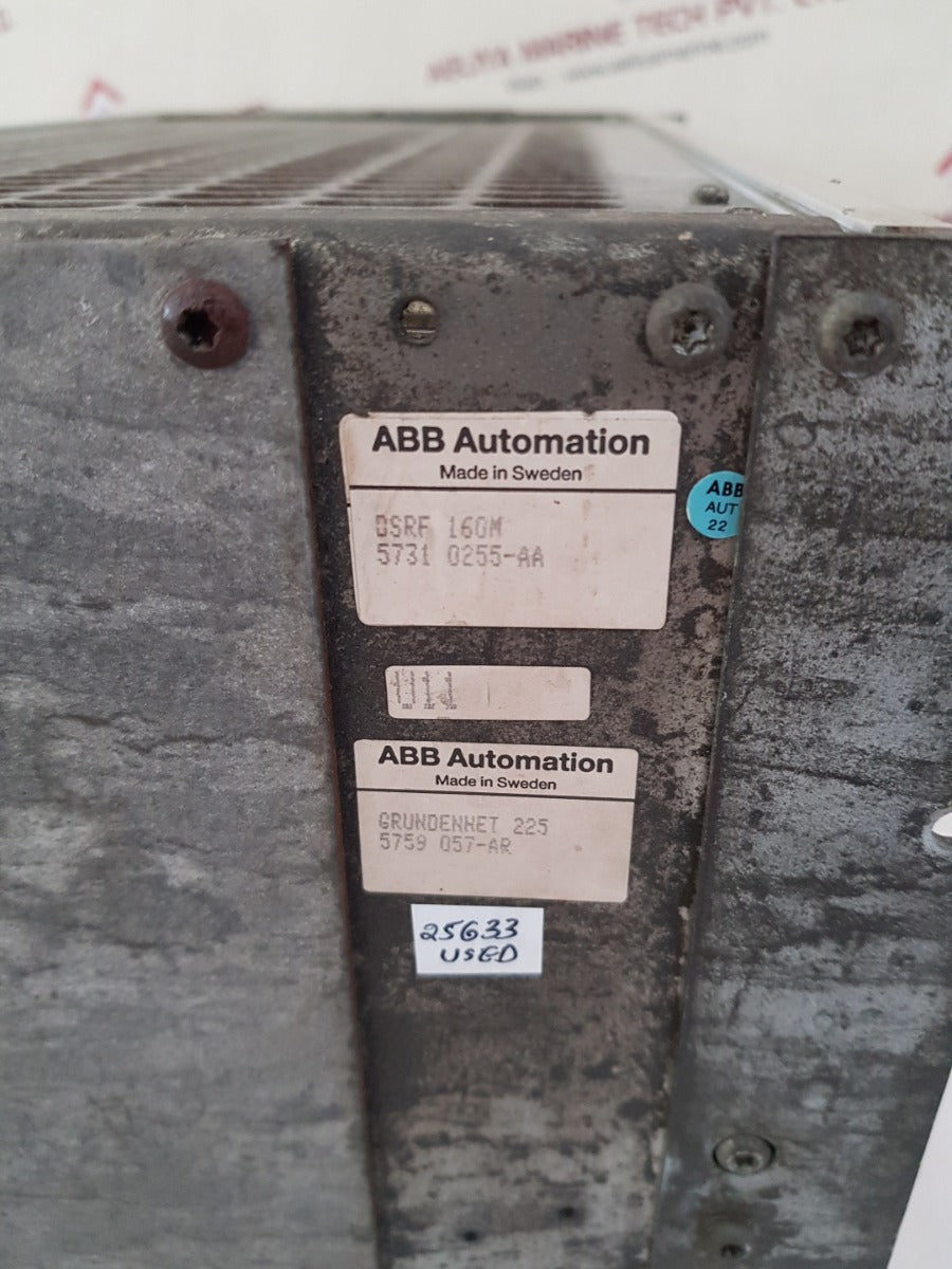Abb master dsrf 160m equipment frame