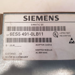Siemens 6es5524-3ua15 adaption casing module 6es5 491-0lb11