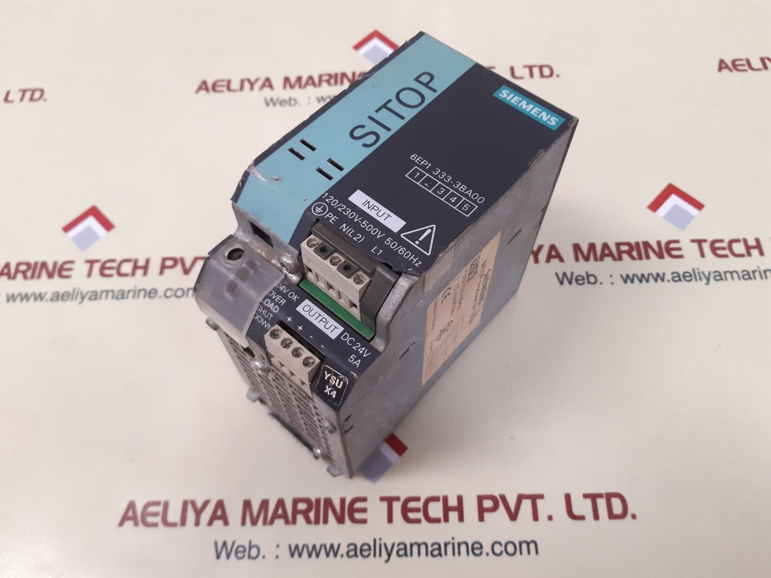 Siemens 6Ep1 333-3Ba00 Power Supply Sitop Modular 5A 1/2 Ph