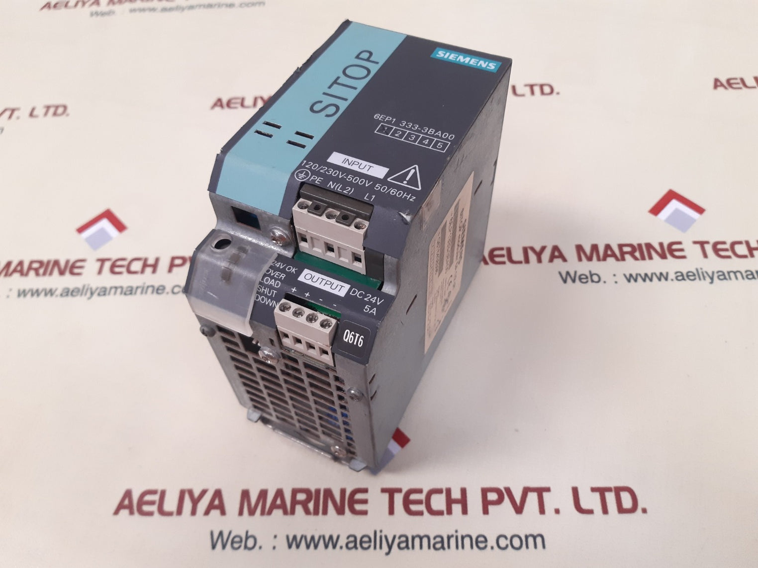 Siemens 6Ep1 333-3Ba00 Power Supply 50/60Hz