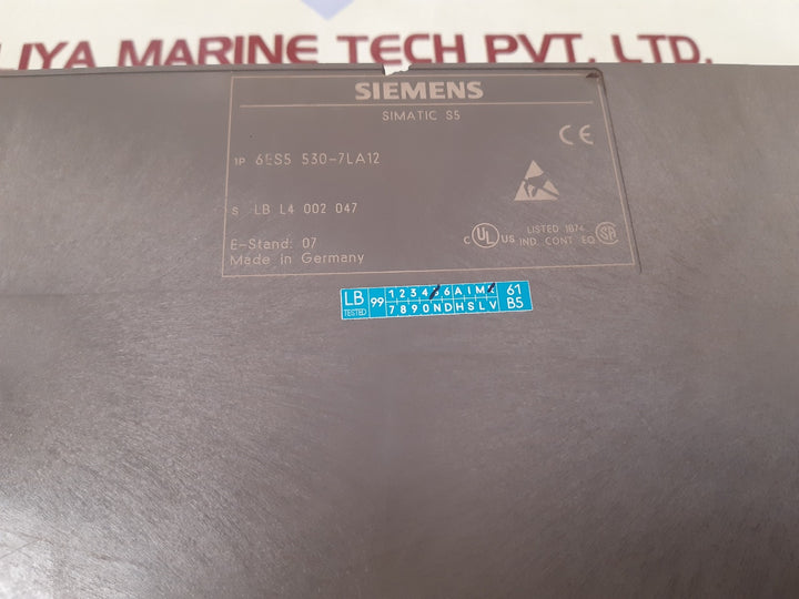 Siemens Simatic S5 6Es5 530-7La12 Cp530 Module