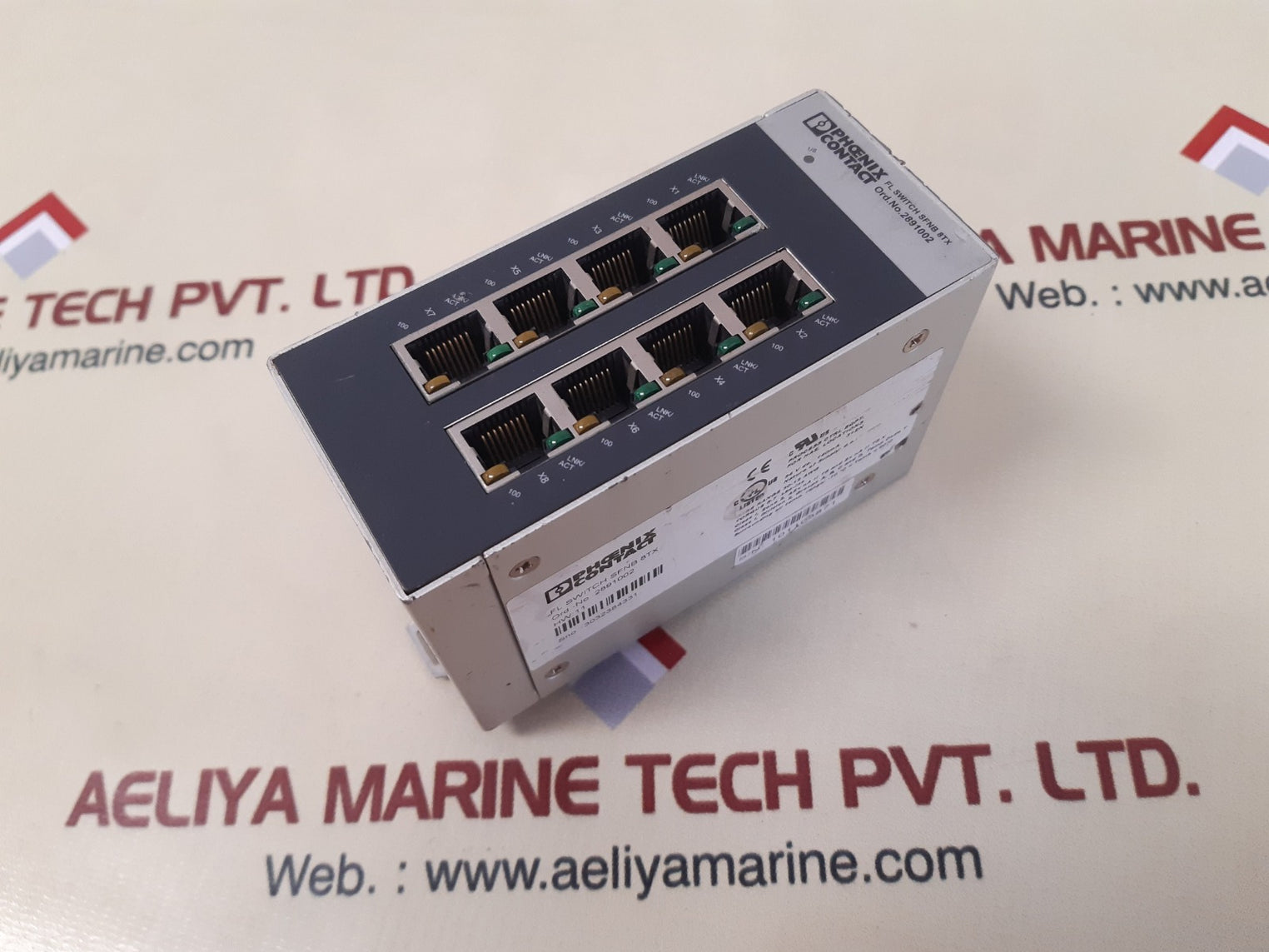 Phoenix contact 2891002 fl switch sfnb 8tx ethernet switch