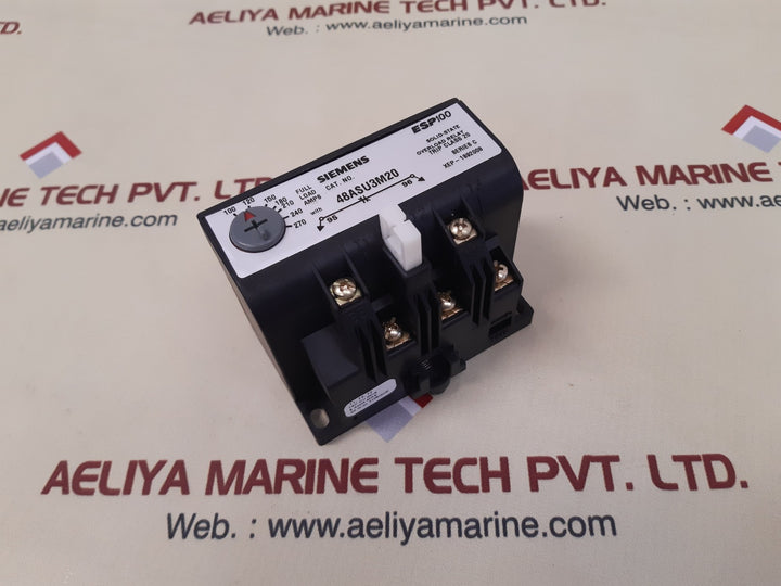 Siemens 48asu3m20 esp100 solid-state overload relay