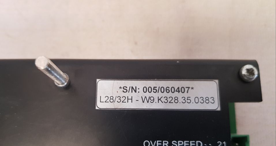 Esa l28/32h-w9.k328.35.0383 0 to 1200 rpm