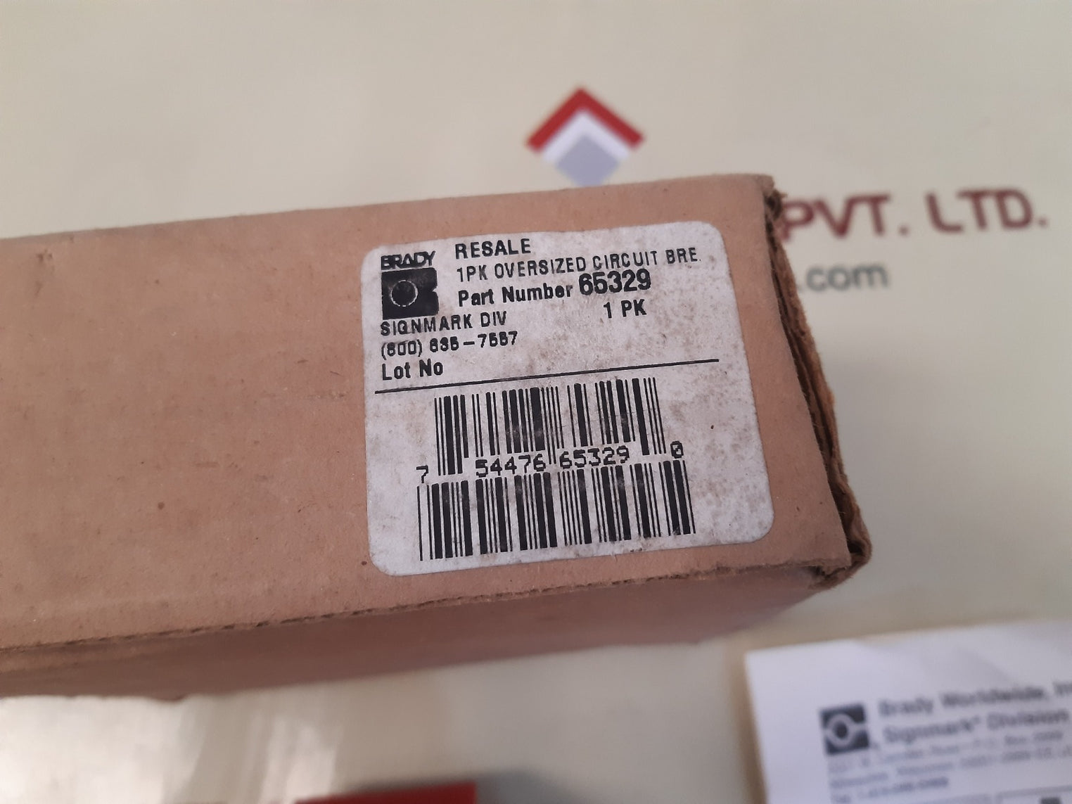 Brady 65329 Circuit Breaker