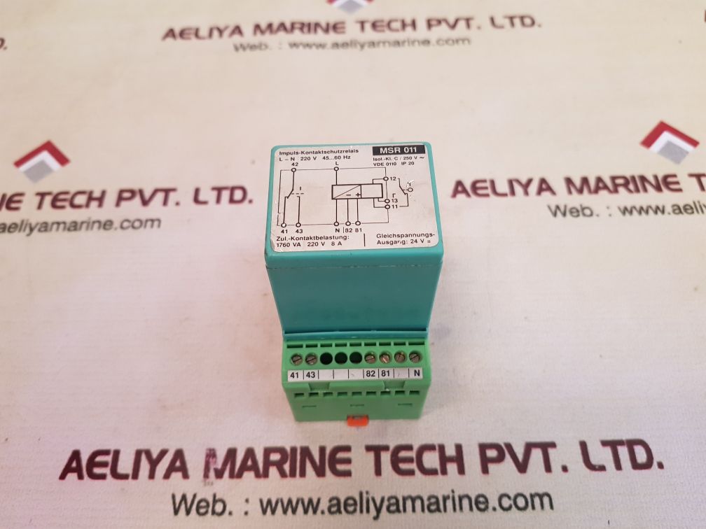 Phoenix contact msr 011 pulse contact protection relay