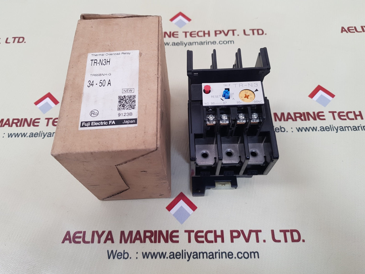 Fuji Electric Tr-n3 Tr65Bn Thermal Overload Relay With Adapter