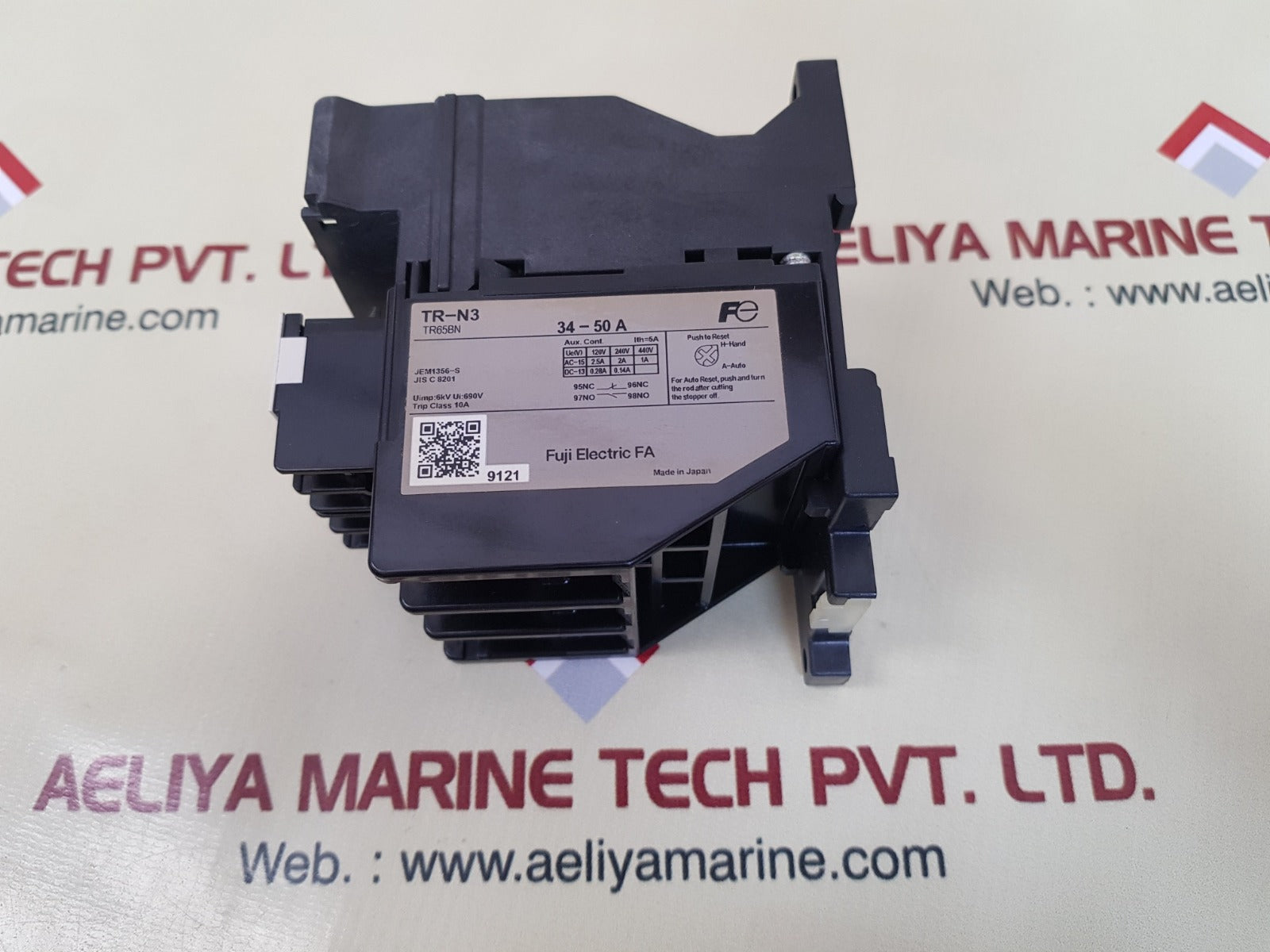Fuji Electric Tr-n3 Tr65Bn Thermal Overload Relay With Adapter