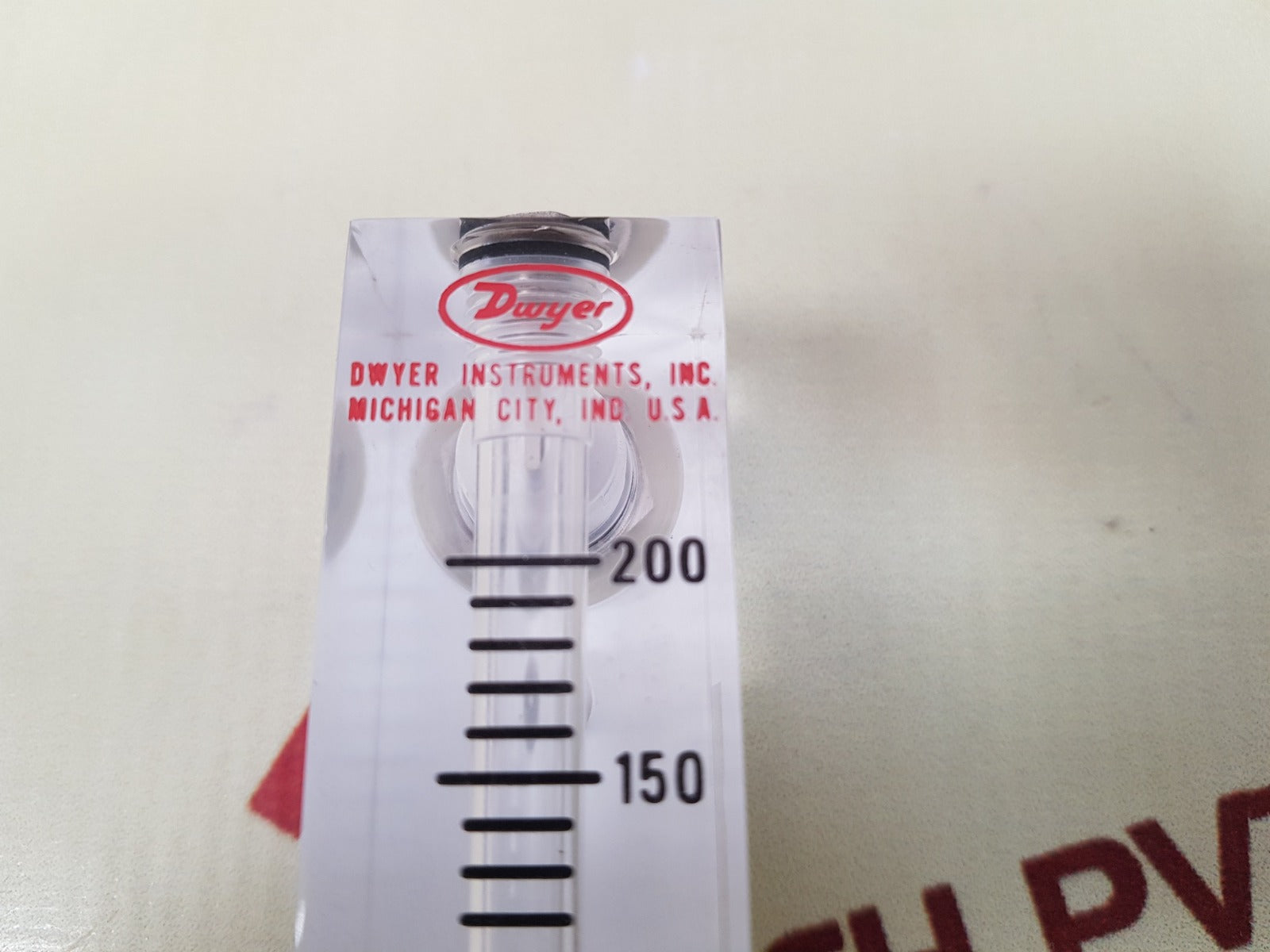Dwyer Vfa-34-ssv Flowmeter 50 To 220 Cc/Min Water