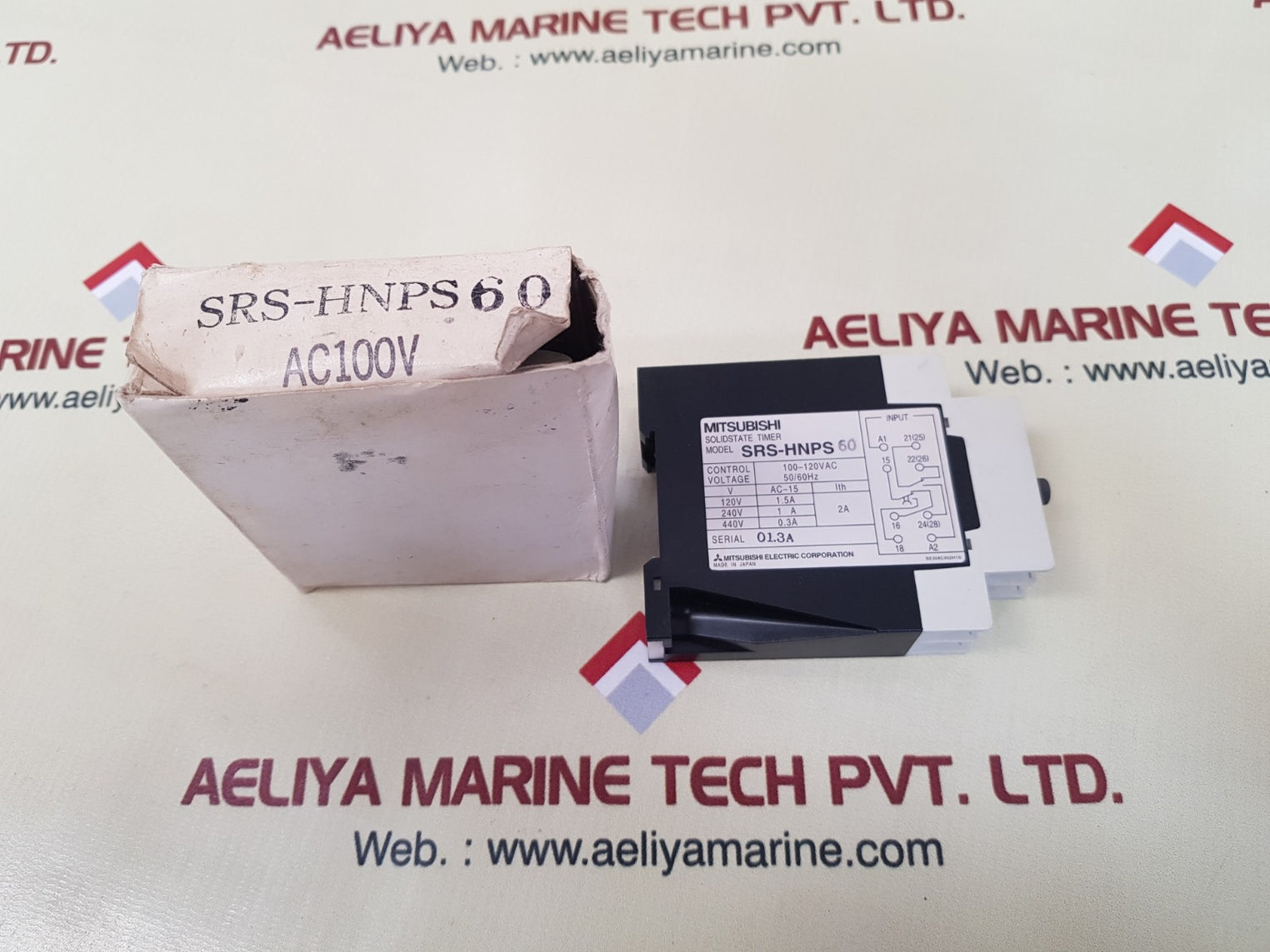 Mitsubishi Srs-hnps Solidstate Timer 100 – 120Vac 50/60Hz