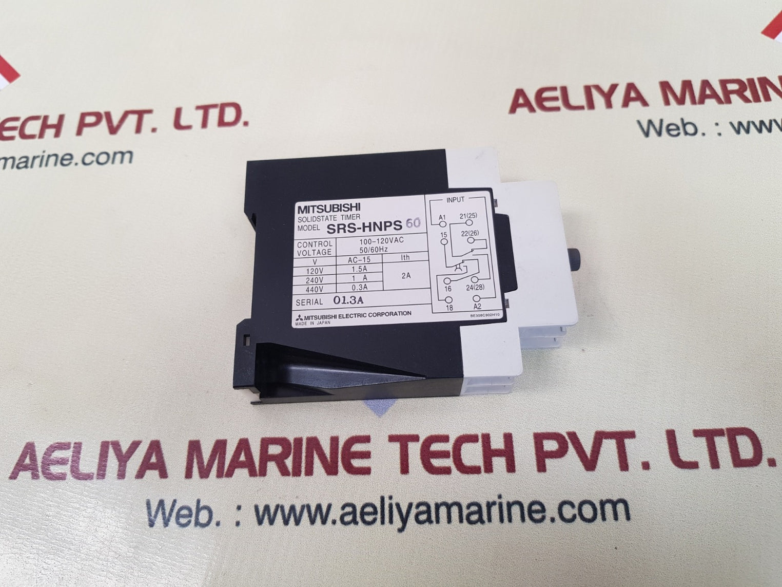 Mitsubishi Srs-hnps Solidstate Timer 100 – 120Vac 50/60Hz